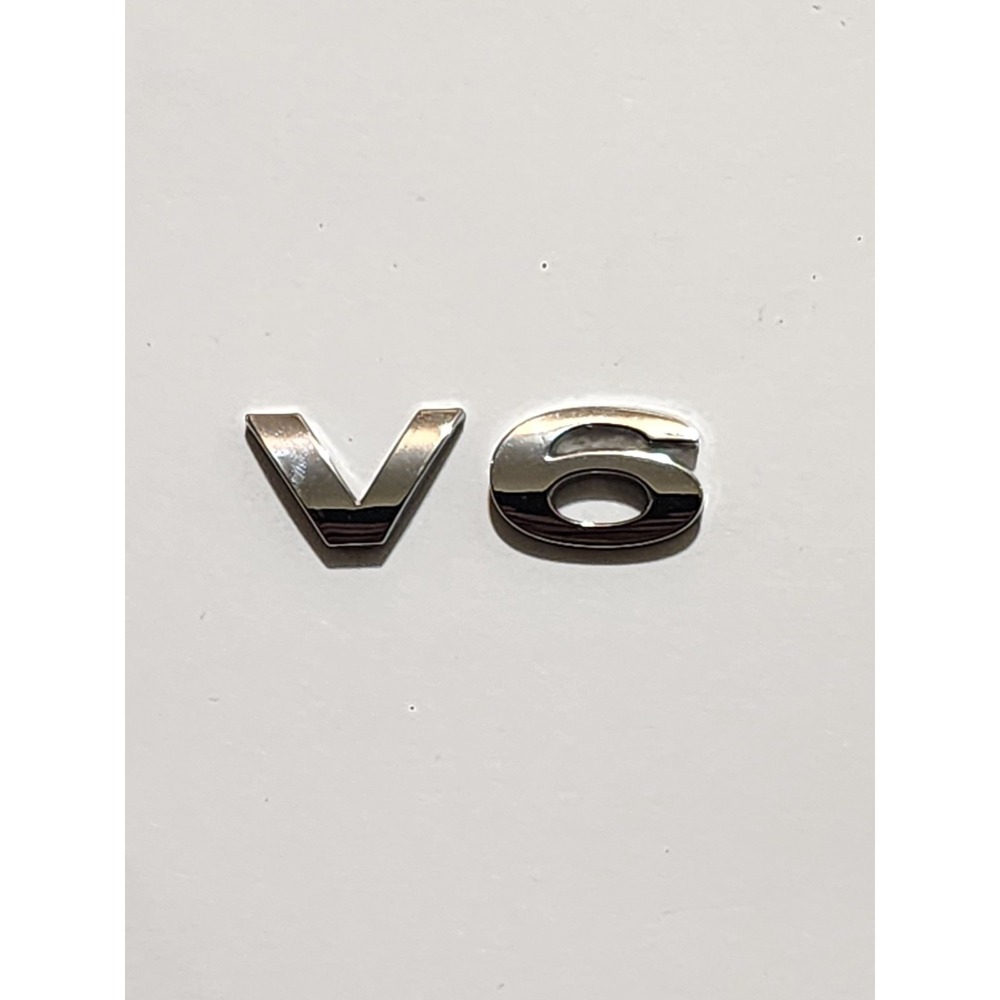 Ford V6 emblem letters badge decal Fusion Five Hundred OEM
